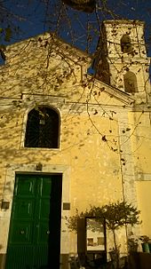 Facciata della chiesa di San Michele Arcangelo.