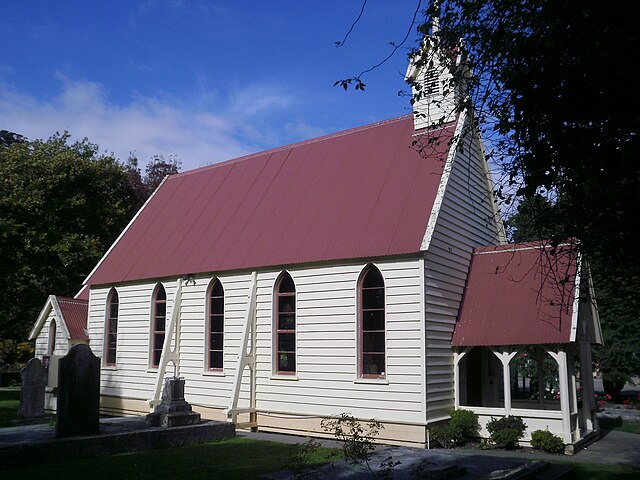 Christ Church, Taitā, built in 1853 – the oldest extant church in the Wellington region