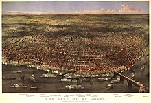 City of St. Louis and Riverfront, 1874