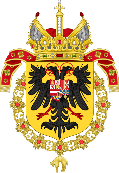 File:Coat of Arms of Charles V as Holy Roman Emperor, Charles I as King of Spain-Or shield variant.svg