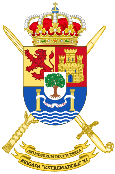 File:Coat of Arms of the 11th Brigade Extremadura (Polyvalent Brigade).svg