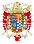 Coat of Arms of the Duke of Alba (Order of the Golden Fleece Variant).svg