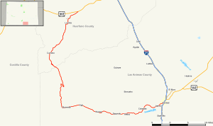 Colorado State Highway 12 Map.svg