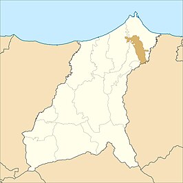 Kaart van Comal