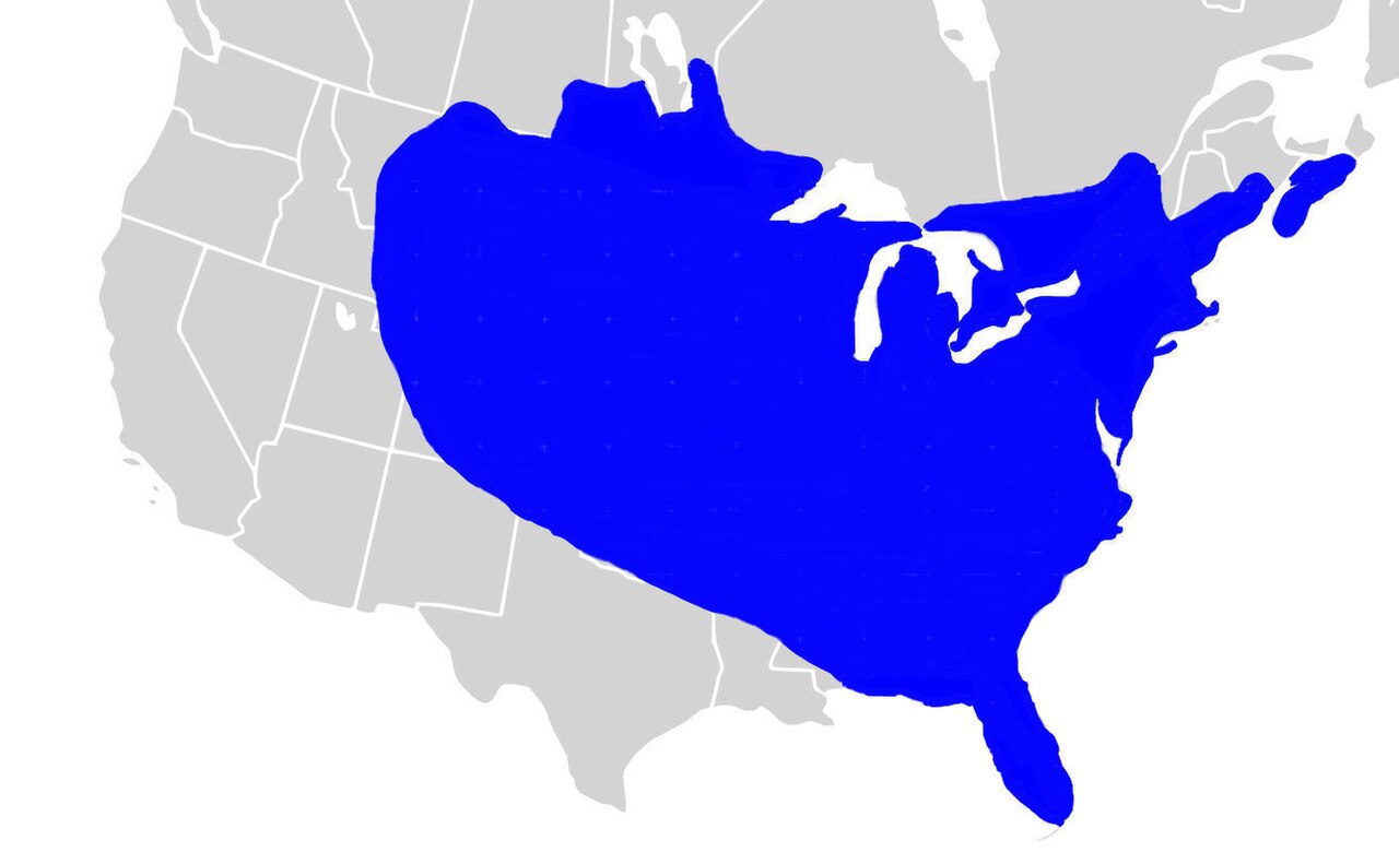 Common snapping turtle range map.jpg