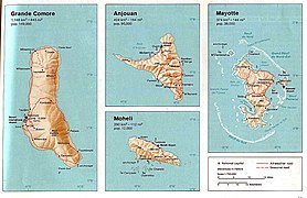 Рельєф Коморських Островів