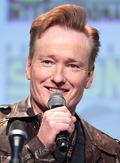 Conan OBrien American television show host and comedian