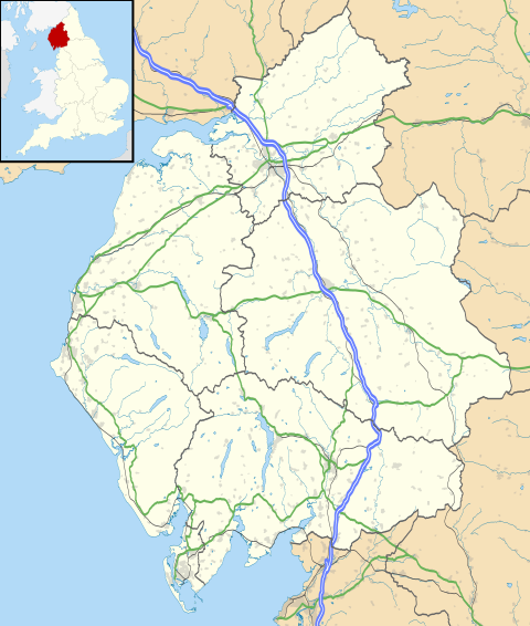 Kendal is located in Cumbria