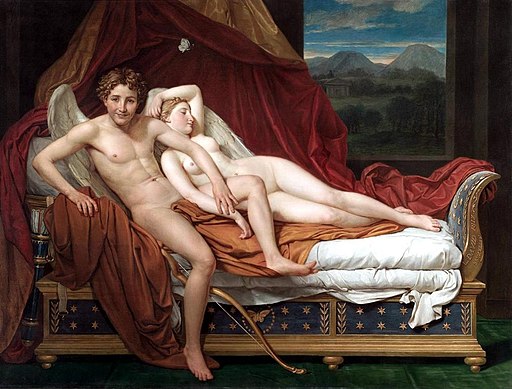 “Cupid and Psyche” by Jacques-Louis David