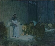 Daniel in the Lions' Den, by Henry Ossawa Tanner Daniel in the Lions' Den LACMA 22.6.3.jpg