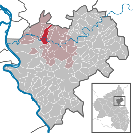 Kaart van Dausenau