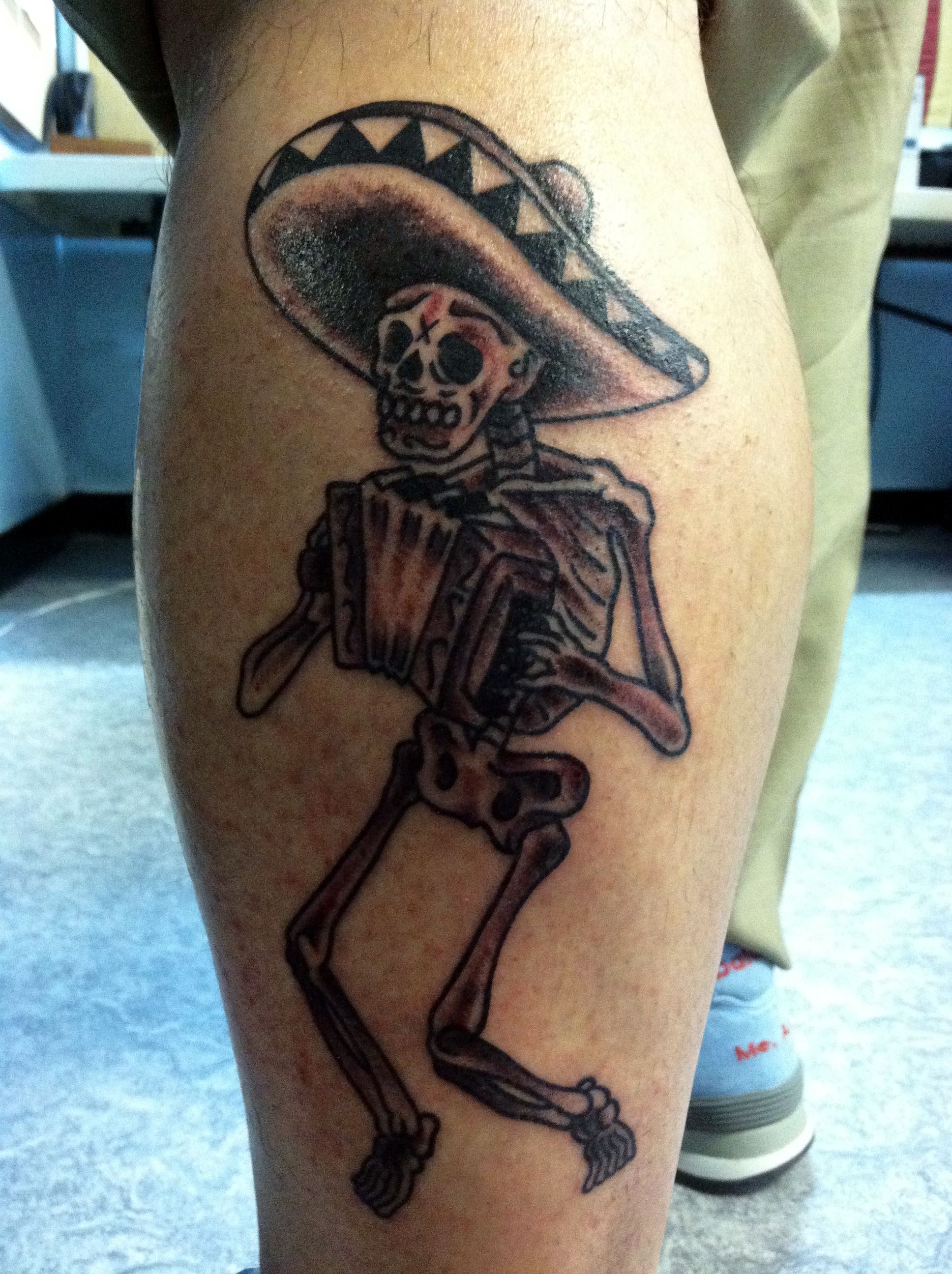 visitante Valiente Sembrar File:Dia de Muertos Tattoo (12372459093).jpg - Wikimedia Commons