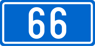 D66 road road in Croatia