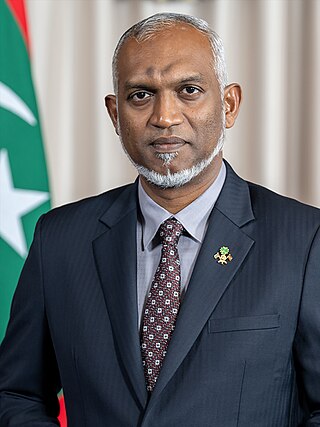 <span class="mw-page-title-main">Mohamed Muizzu</span> President of the Maldives since 2023