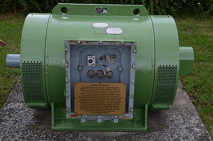 Drehstrommotor des Schiffshebewerk Scharnebeck *