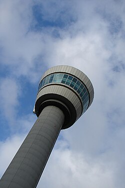 La torre di controllo dell'aeroporto di Schiphol