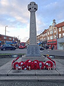 East Barnet War Memorial with 2023 Remembrance Day wreaths East Barnet War Memorial with 2023 Remembrance Day wreaths 01.jpg