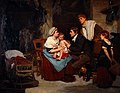 Edward Jenner vaccinating a boy. Oil painting by E.-E. Hille Wellcome L0029093.jpg