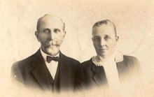 Edwin Butz with his wife Florence Edwin Sebastian Butz and Florence Butz c. 1914.jpg