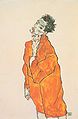 "Autoportree oranžis kuues" (1912)