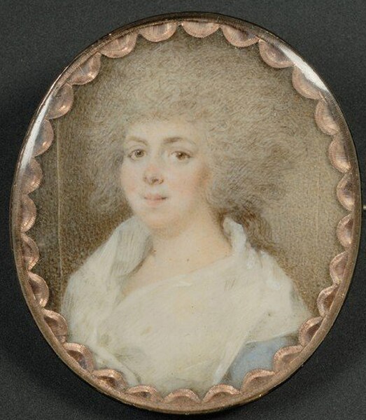 Eleanor Calvert, c. 1780, possibly by John Ramage