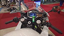 View of the 2018 Ego cockpit Electric motorcycles stand at the TT-Hall motor show, Assen (2018) 05.jpg