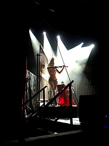 Autumn performs "Liar" in Manchester, England, April 2012 Emilie Autumn (FLAG Tour, Spring 2012).jpg