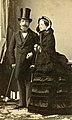 Napolyon III, İmparatoriçe Eugénie ile birlikte, c.  1865
