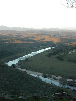 Rivier de Erges bij Salvaterra