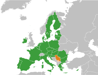 Accession of Serbia to the European Union Ongoing accession process of Serbia to the EU