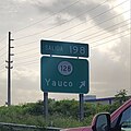 PR-2 west at exit 198 to PR-128 in Yauco
