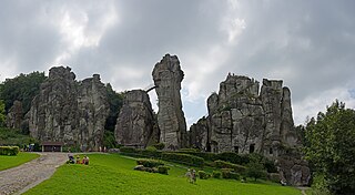 <span class="mw-page-title-main">Externsteine</span> Rock formation in Germany