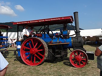 Une locomobile de marque Pécard. (définition réelle 4 142 × 3 107)