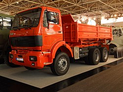 FAP 2640 dump rigid truck three-axle FAP 2640 heavy duty truck three-axle. side view. Spielvogel 2012.JPG