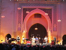 Performance at the World Sacred Music Festival in 2012 (Bab Dekkakin in the background)