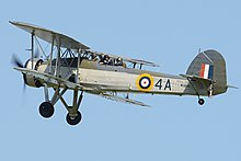 The Fairey Swordfish was the most-used aircraft at RNAS Inskip Fairey Swordfish I 'W5856 - 4A' (G-BMGC) (33240850753).jpg