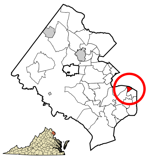 File:Fairfax County Virginia Incorporated and Unincorporated Areas Huntington highlighted.svg