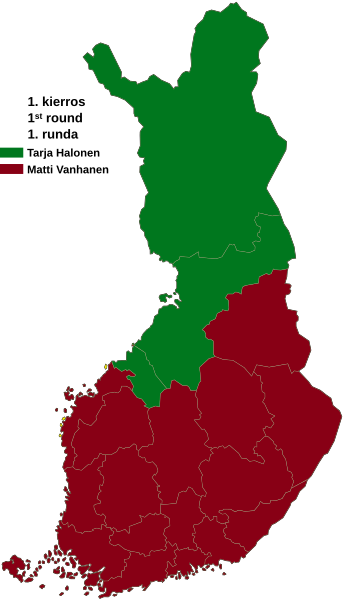 File:Finnish presidential election results (first round) by province, 2006.svg