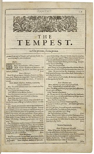 <i>The Tempest</i> Play by William Shakespeare