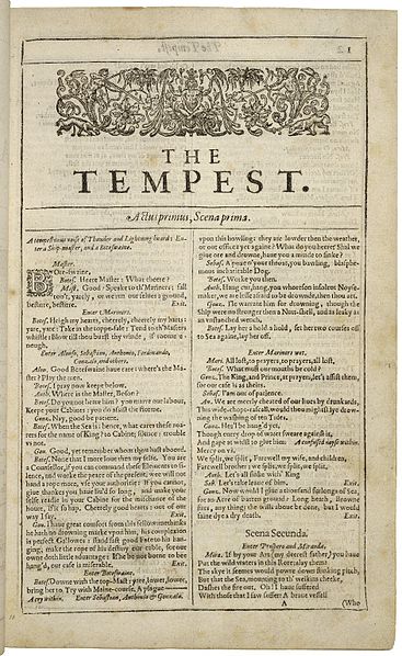 Title page of the part in the First Folio