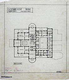 First floor plan, circa 1940 First Floor Plan of Government House, Brisbane, c 1940.jpg