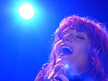 Florence and the Machine performing live at Terminal 5 in New York City, 2010