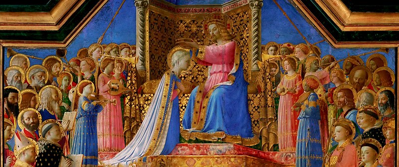 File:Fra Angelico, Marienkrönung, Louvre, Detail.jpg