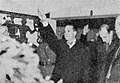 Galeazzo Ciano salutes at Józef Piłsudski sarcophagus (1939).jpg