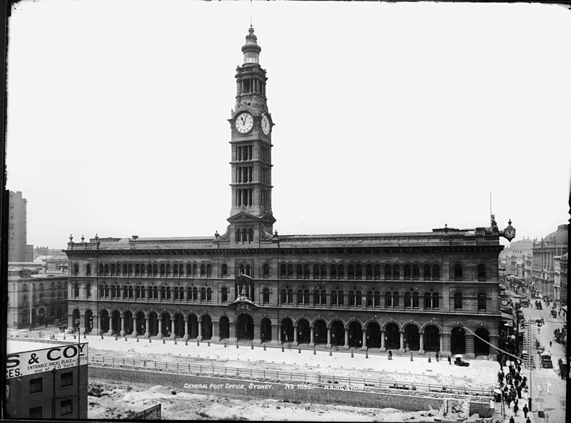 File:General Post Office, Sydney, c 1900.jpg