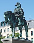 Monumento ecuestre al General Lariboisière en su ciudad natal de Fougeres.