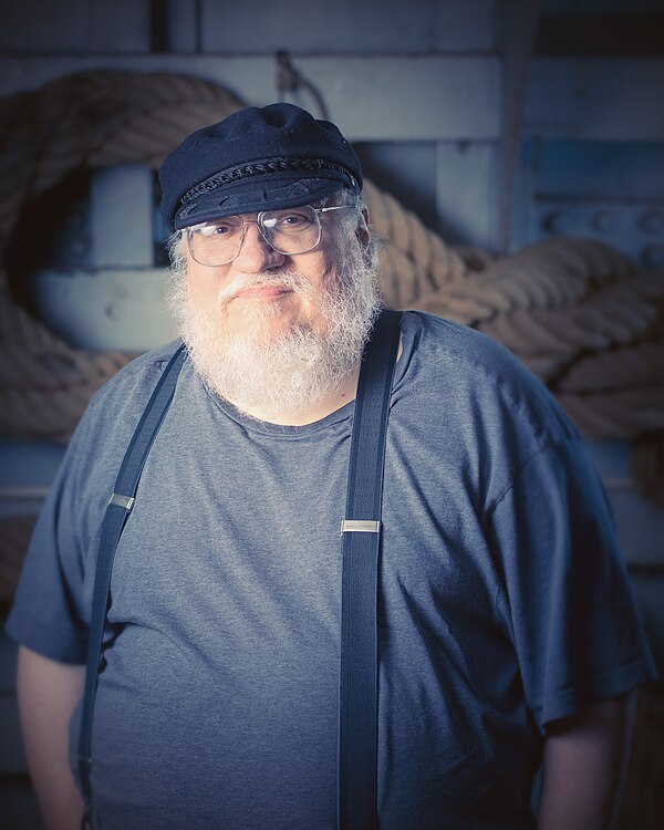 George R. R. Martin at Archipelacon in Mariehamn, Åland, 2015