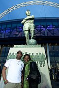 Ghanaian couple at England versus Ghana match.jpg