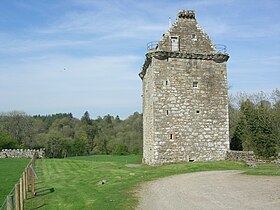 A Gilnockie-torony elem szemléltető képe