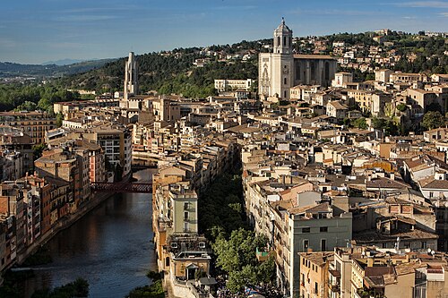 Aerial view of Girona